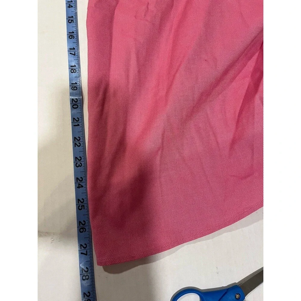 Talbots Women’s Wrinkle Resistant Button Up Shirt Pink Cotton Size 16W Classic - Picture 8 of 9